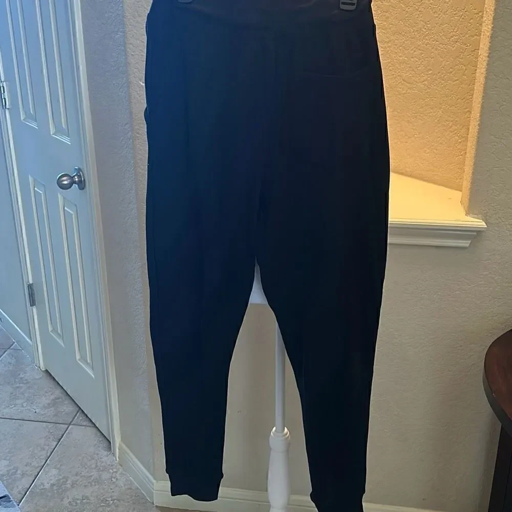 SHHH Bobby Shmurda Mens Medium Graphic Pants Joggers Black Activewear NWOT